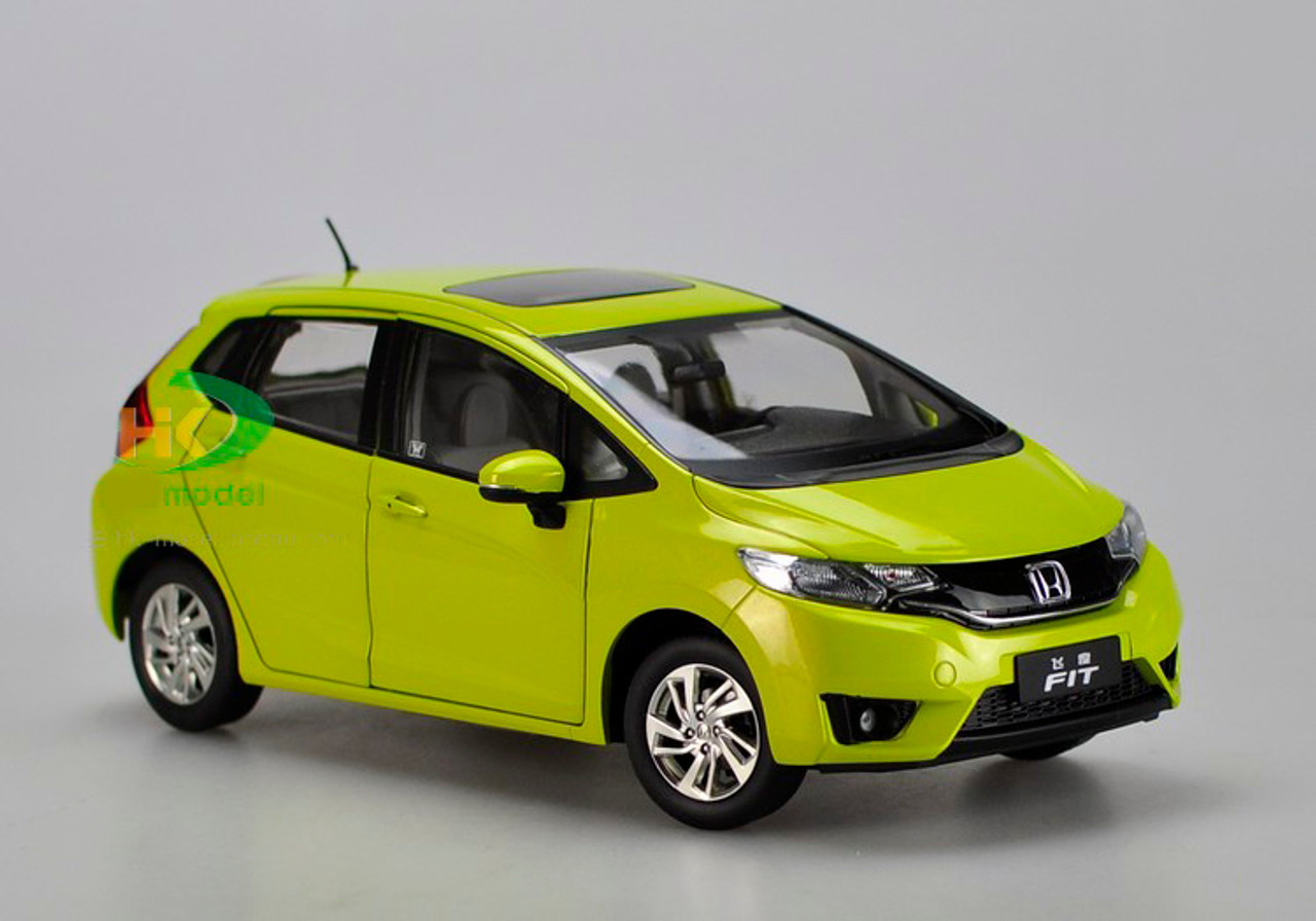 1/18 Dealer Edition Honda Fit (Yellow) Diecast Car Model