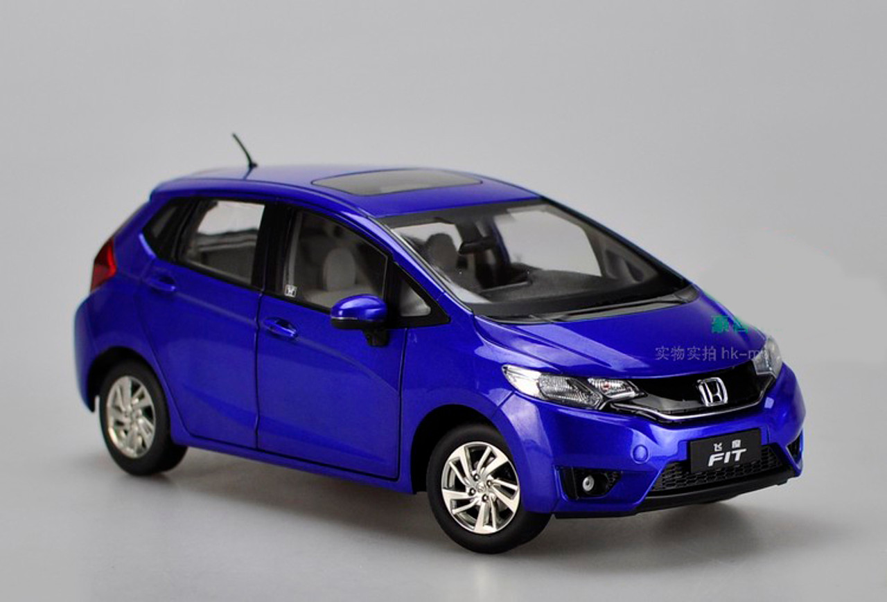 1/18 Dealer Edition Honda Fit (Blue) - LIVECARMODEL.com