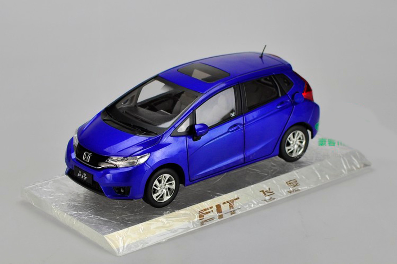 1/18 Dealer Edition Honda Fit (Blue) - LIVECARMODEL.com