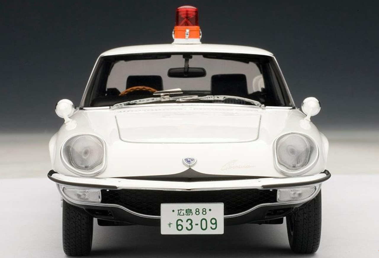 1/18 AUTOart Mazda Cosmo Sport Hiroshima Prefectural Japanese Police Car Diecast Car Model Limited 75935