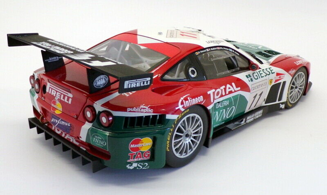 1/18 Kyosho 2004 Ferrari 575 GTC - Team GPC Spa-Francorchamps Diecast Car  Model