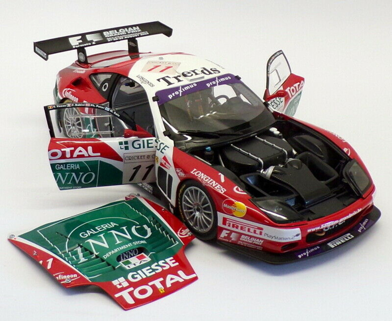 1/18 Kyosho 2004 Ferrari 575 GTC - Team GPC Spa-Francorchamps