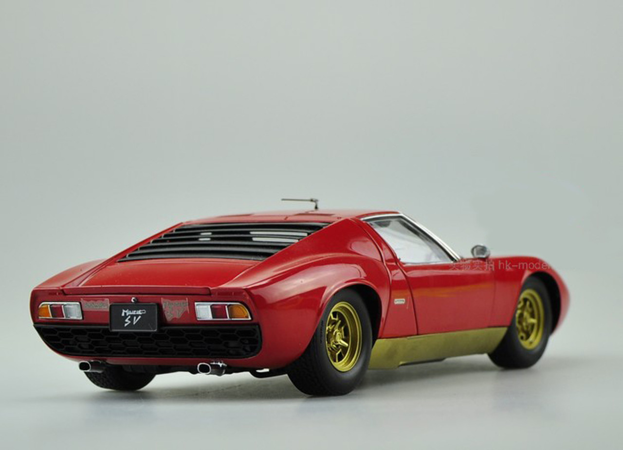 1/18 Kyosho Lamborghini Miura P400 SV (Red) Diecast Car Model