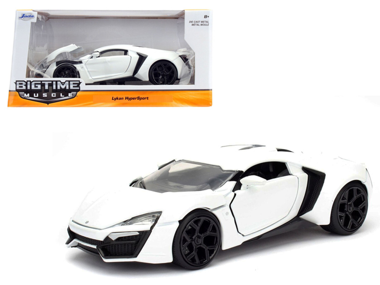 Lykan Hypersport White 1/24 Diecast Model Car by Jada