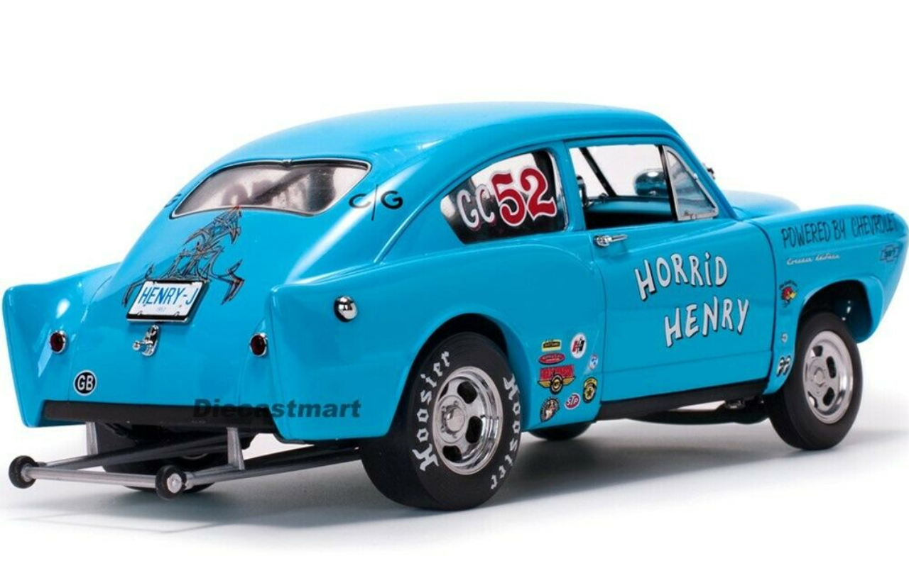 1/18 Kaiser Henry J Gasser - "HORRiD HENRY" (Blue) Diecast Car Model