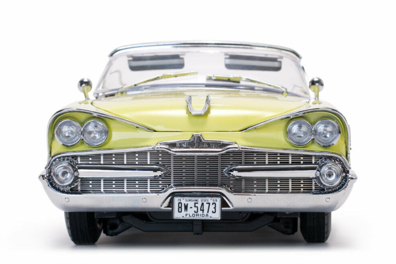 1/18 Platinum Collection - 1959 Dodge Custom Royal Lancer Open Convertible (Canary Diamond/Jet Black) Diecast Car Model