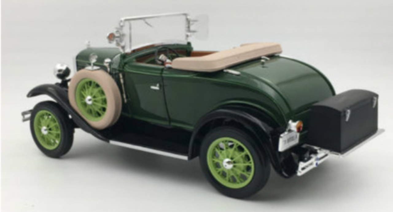 1/18 Ford Classic Collectibles - 1931 Ford Model A Roadster (Brewster Green) Diecast Car Model