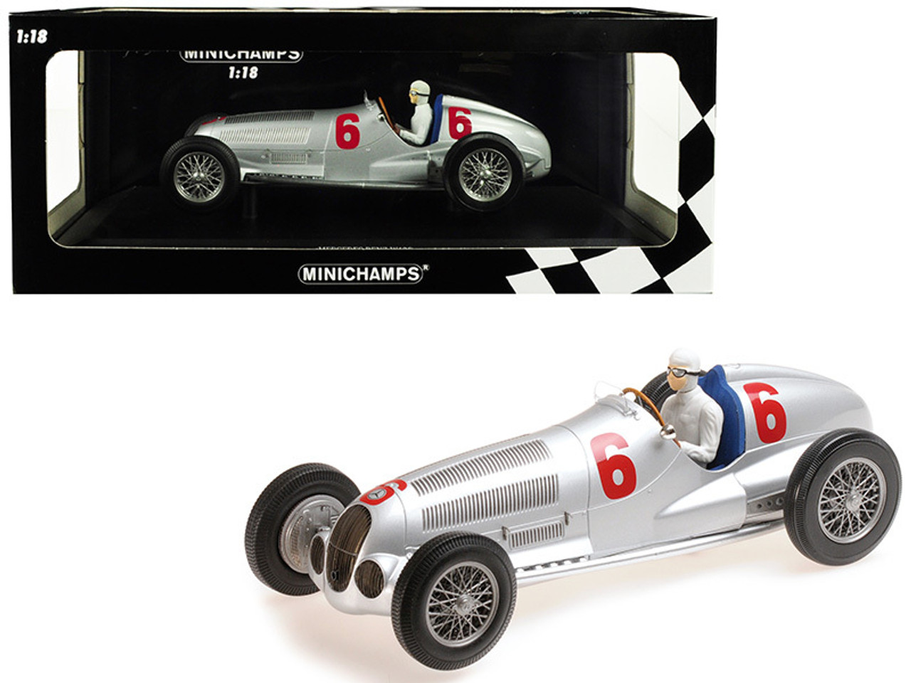 Mercedes Benz W125 (Daimler-Benz AG) #6 Rudolf Caracciola