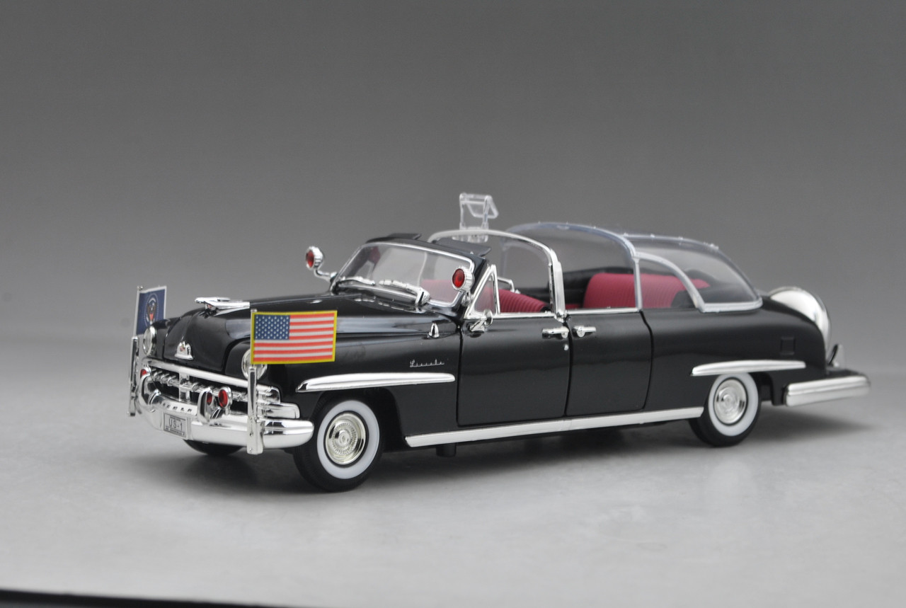 1/24 Yatming 1950 Lincoln Cosmopolitan Bubble Top Diecast Car Model