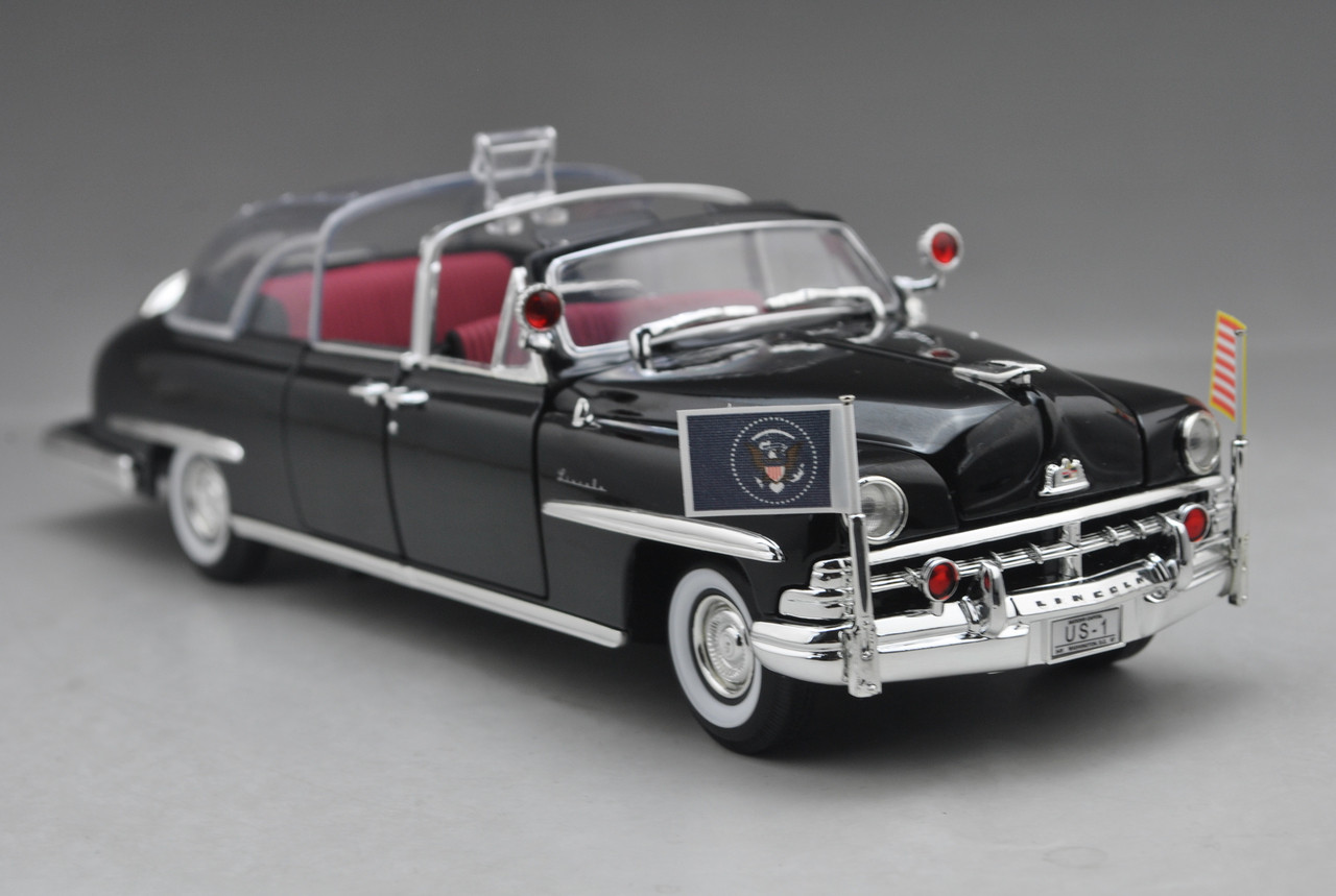 1/24 Yatming 1950 Lincoln Cosmopolitan Bubble Top Diecast Car