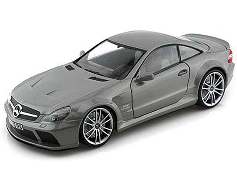 Mercedes SL65 AMG Black Series (R230) Grey 1/18 Diecast Model Car