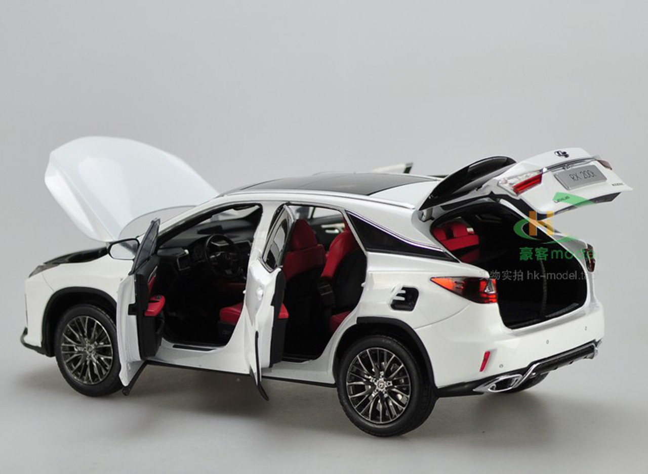 1/18 Dealer Edition Lexus RX RX350 F Sport FSport (White) Diecast Car