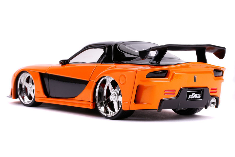 Han's Mazda RX-7 RHD (Right Hand Drive) Orange and Black 