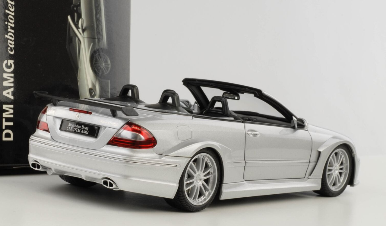 1/18 Kyosho Mercedes-Benz Mercedes CLK DTM AMG Cabriolet (Silver) Diecast Car Model