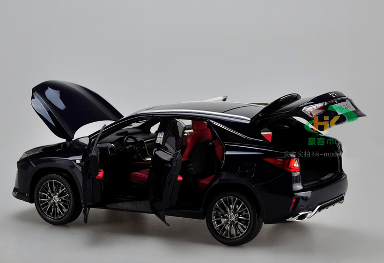 1/18 Dealer Edition Lexus RX RX350 F Sport FSport (Blue) Diecast Car