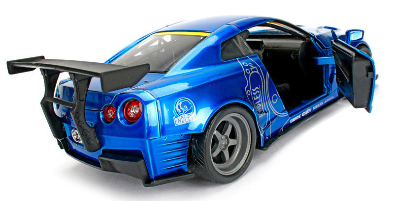 2009 Nissan GT-R (R35) Ben Sopra Blue JDM Tuners 1/24 Diecast