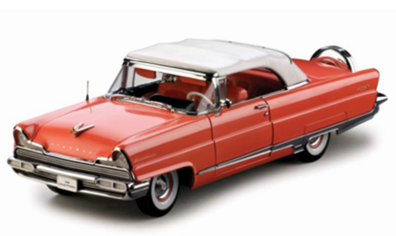 1/18 Sunstar Platinum 1956 Lincoln Premiere Closed Convertible Diecast Car Model