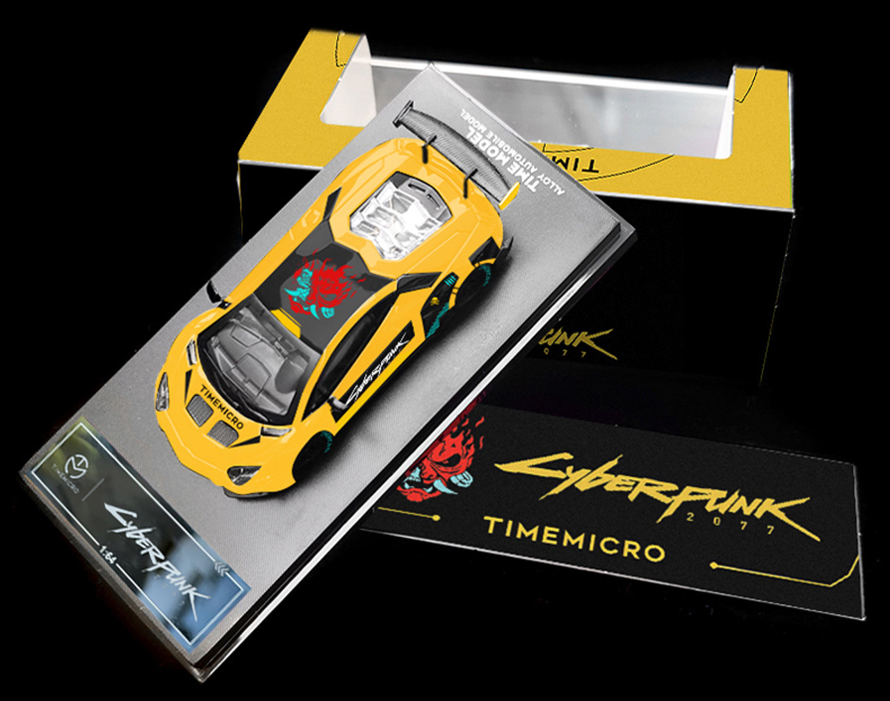 1/64 Lamborghini LP700  Cyberpunk 2077 Standard Edition Diecast Model  Car by Time Model 