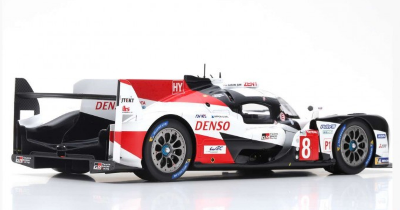 1/18 Spark Toyota TS050 Hybrid No.8 TOYOTA GAZOO Racing Winner 24H Le Mans 2019 S. Buemi - K. Nakajima - F. Alonso Car Model