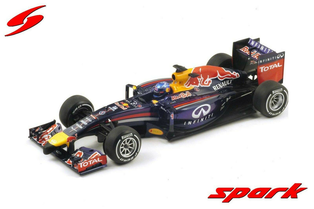 1/18 Red Bull RB10 n.1 2014 Sebastian Vettel model car by Spark