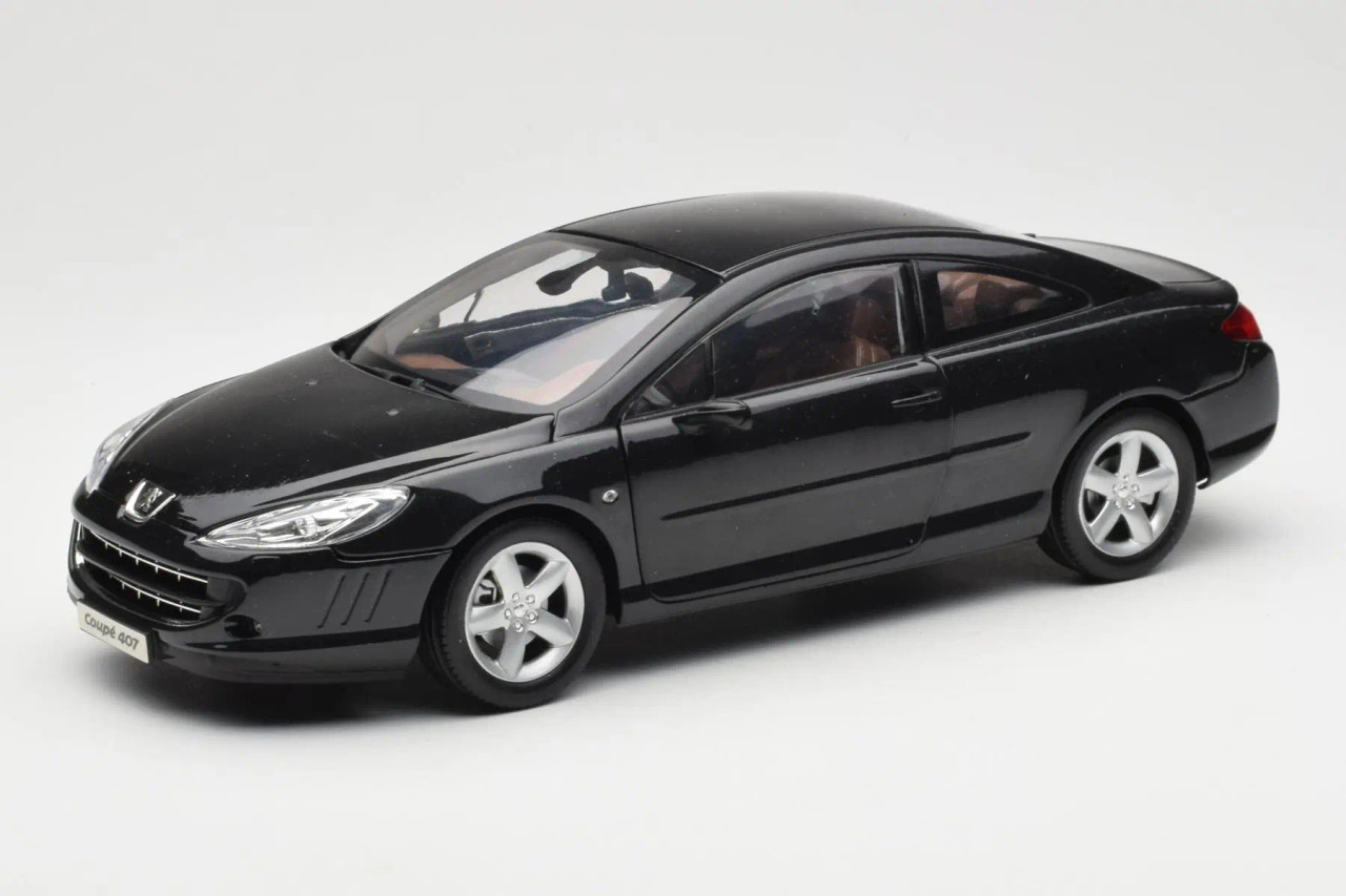 1/18 Norev Peugeot 407 Coupe (Black) Diecast Car Model