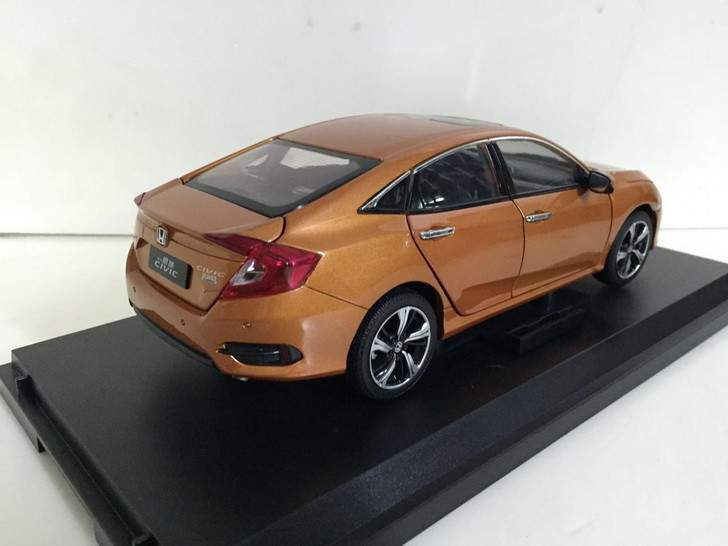 1/18 Dealer Edition Honda Civic (Orange) 10th Generation (2016
