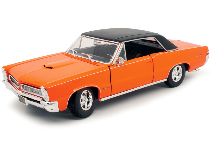 1/18 Maisto 1965 Pontiac GTO Hurst (Orange with Black Top and
