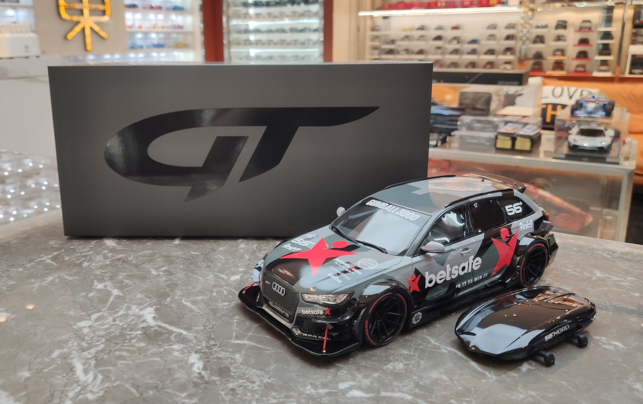 1/18 GT Spirit Audi RS6 C7 DTM Jon Olsson 56 Degree (Black) Resin Car Model