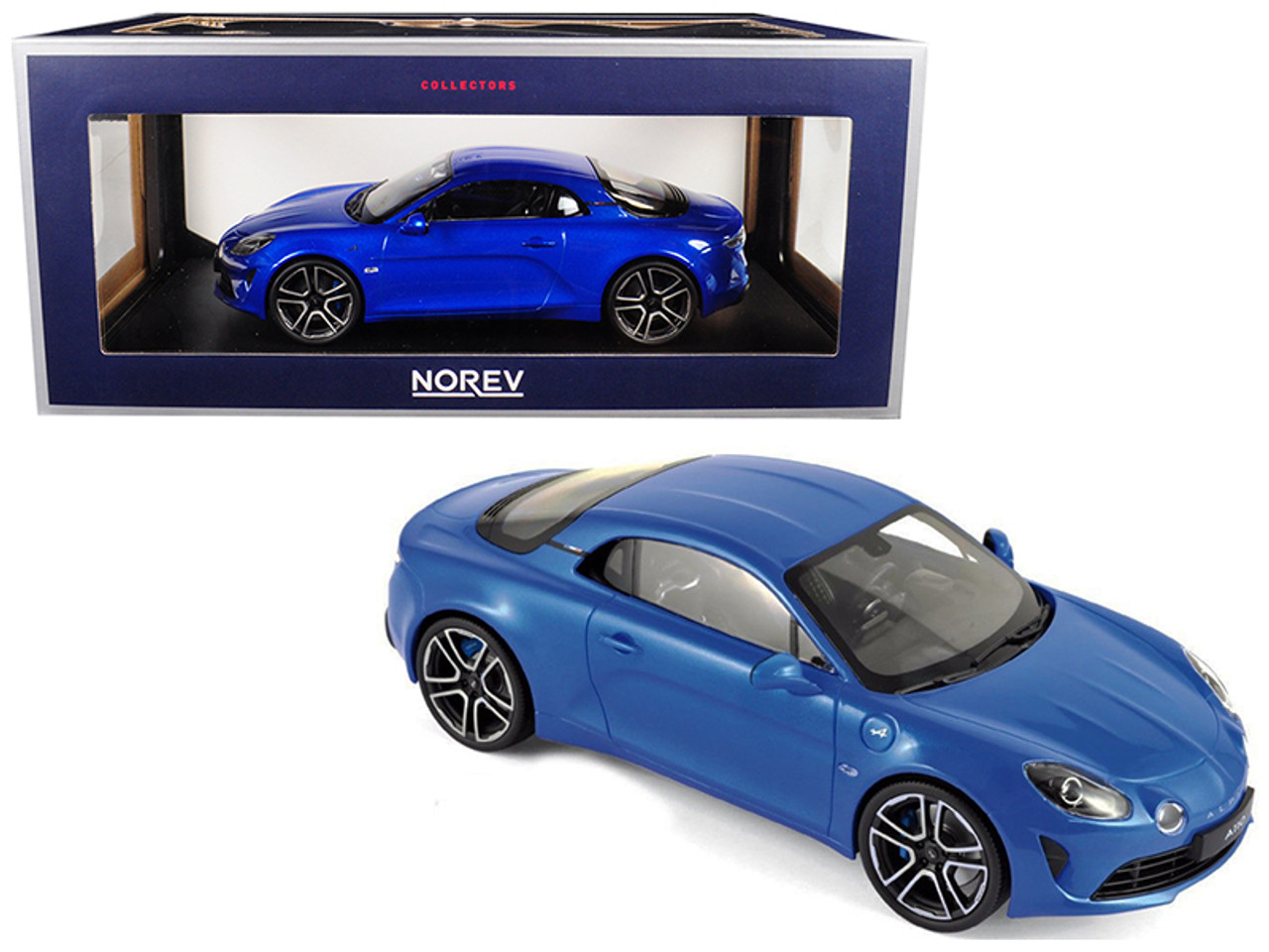 2017 Renault A110 Alpine Blue 1/18 Diecast Model Car by Norev