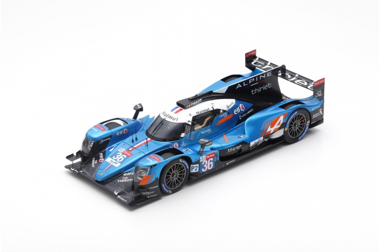 1/18 Alpine A470 - Gibson No.36 Signatech Alpine Matmut Winner LMP2 class  24H Le Mans 2019 N. Lapierre - A. Negrão - P. Thiriet model car by Spark