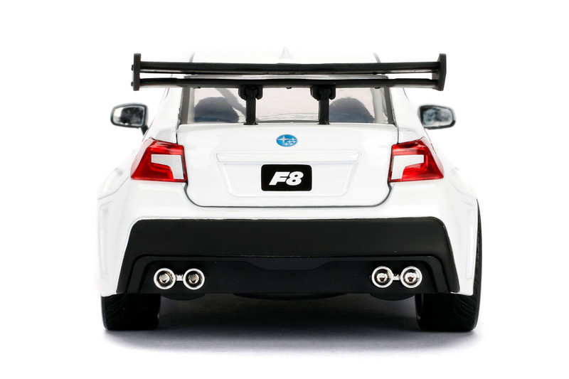 Mr. Little Nobody's Subaru WRX STI White "Fast & Furious F8: The Fate of the Furious" Movie 1/24 Diecast Model Car by Jada