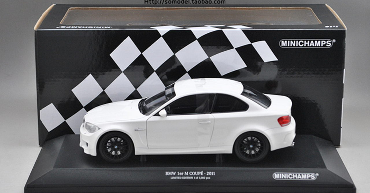 1/18 Minichamps BMW 1M Coupe (White) Diecast Car Model