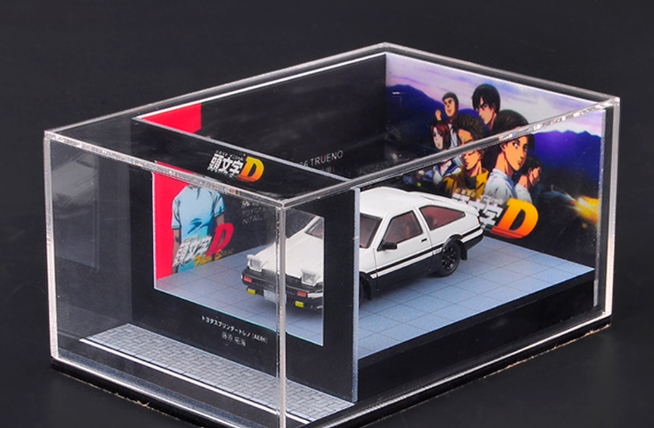 1/64 Time Model Initial D Toyota AE86 (White) Diecast Car Model