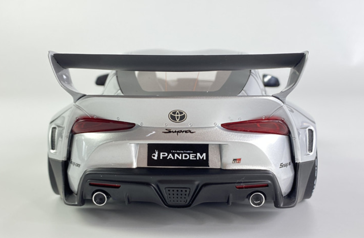 1/18 Top Speed Pandem Rocket Bunny Toyota GR Supra V1.0 (Silver) Resin Car Model