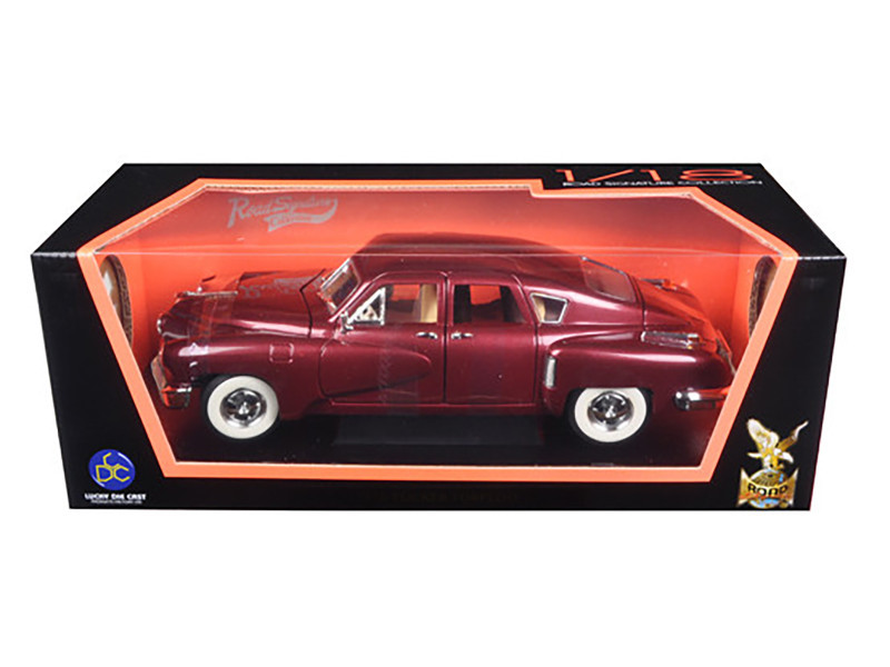 1/18 Road Signature 1948 Tucker Torpedo (Burgundy) Diecast Car