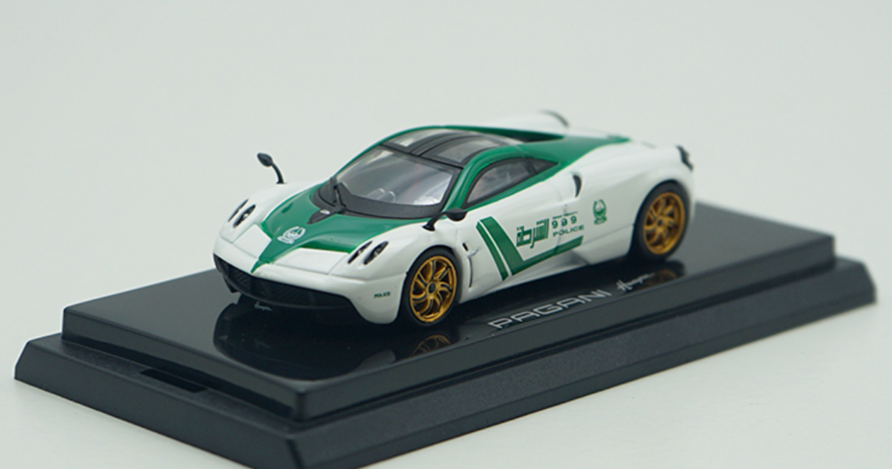 1/64 Pagani Huayra Dubai Police Edition Diecast Car Model