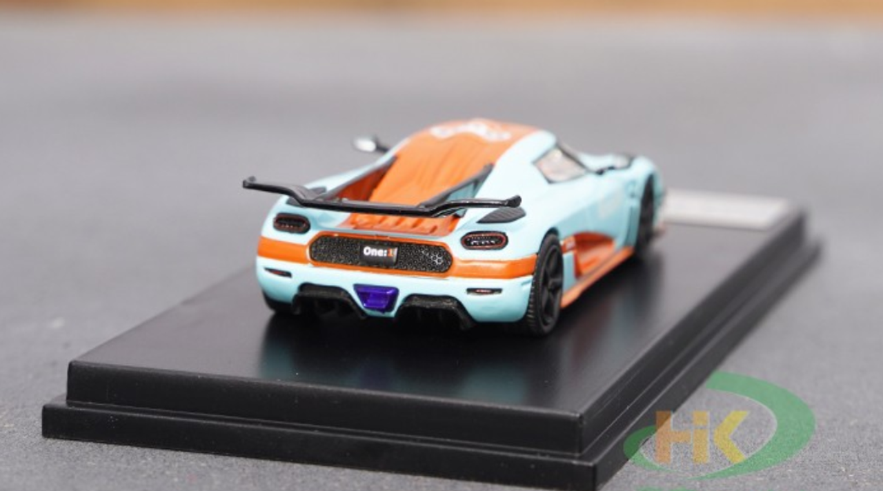 1/64 Koenigsegg ONE:1 Gulf Edition Diecast Car Model