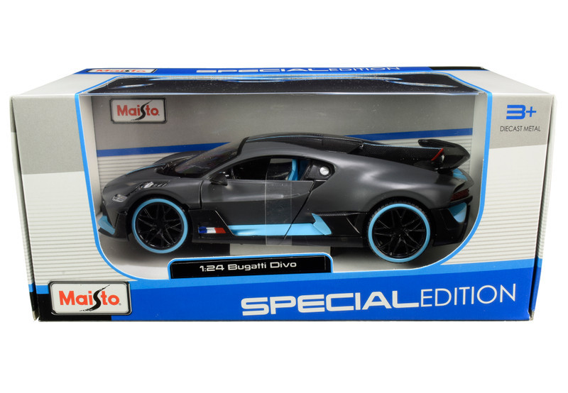 1/24 Maisto Bugatti Divo (Charcoal Blue) Diecast Car Model