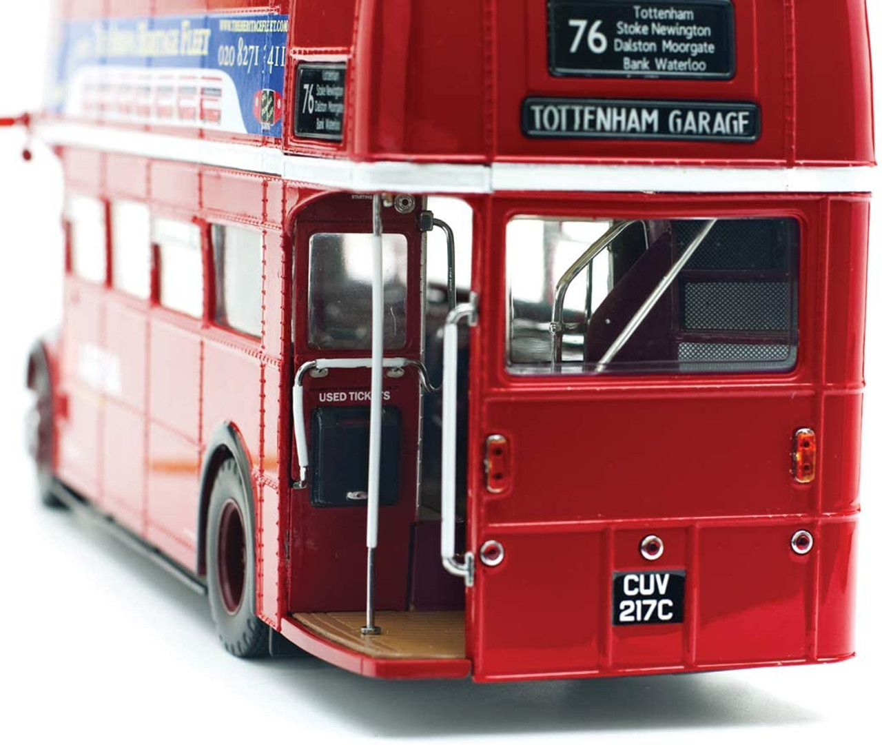 1/24 Routemaster - RM 2217 - CUV217C - Red Diecast Car Model