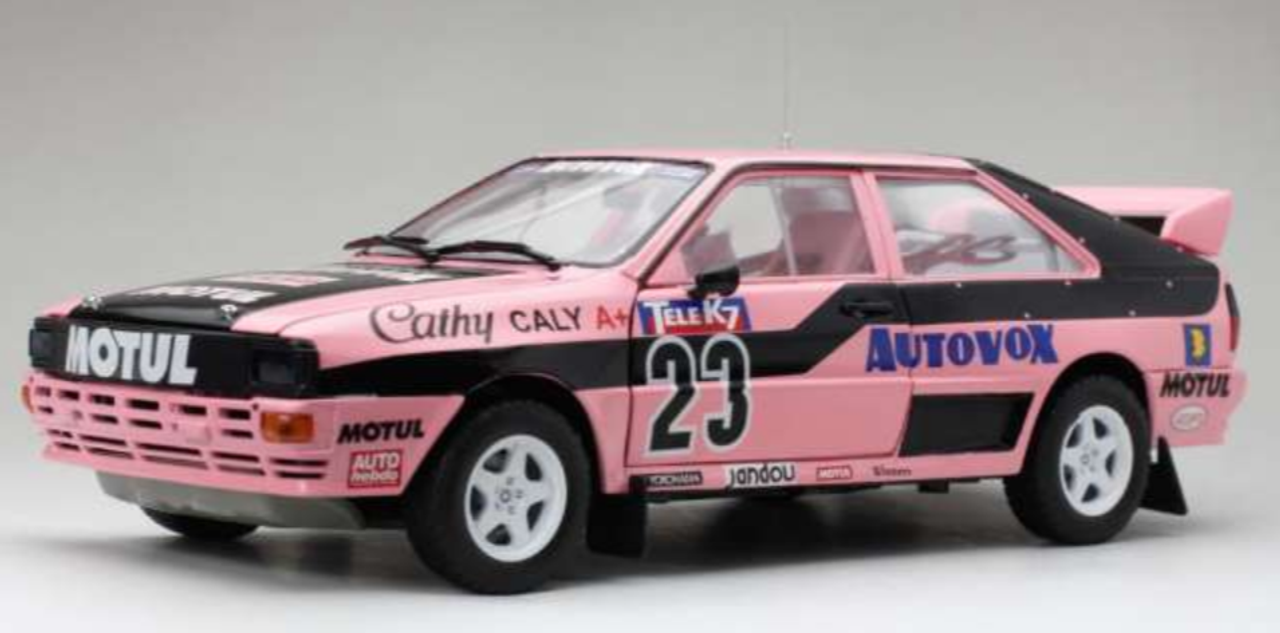 1/18 Audi Quattro A1 - #23 Cathy Caly - 1987 French Rallycross Championship Diecast Car Model