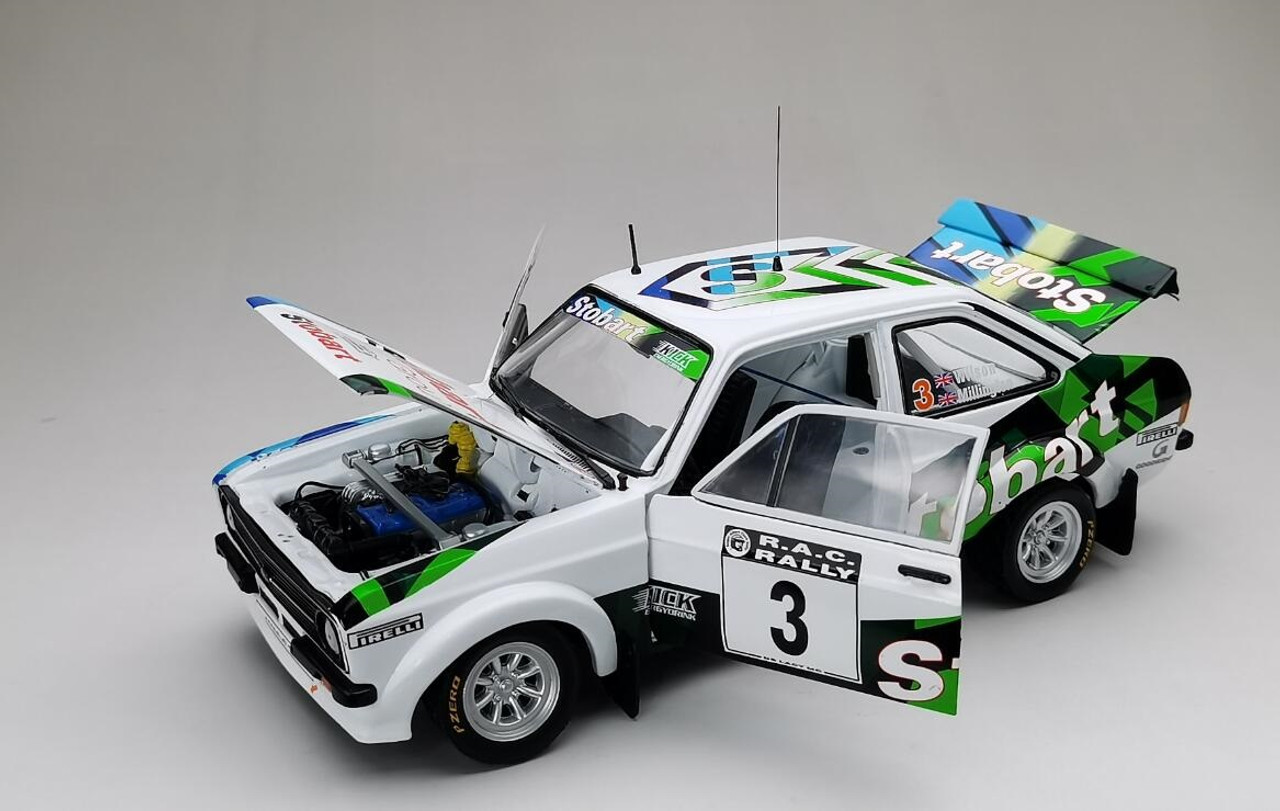 1/18 Ford Escort RS1800 -  #3 M. Wilson/J.Millington - Winner- Roger Albert Clark Rally 2008 Diecast Car Model