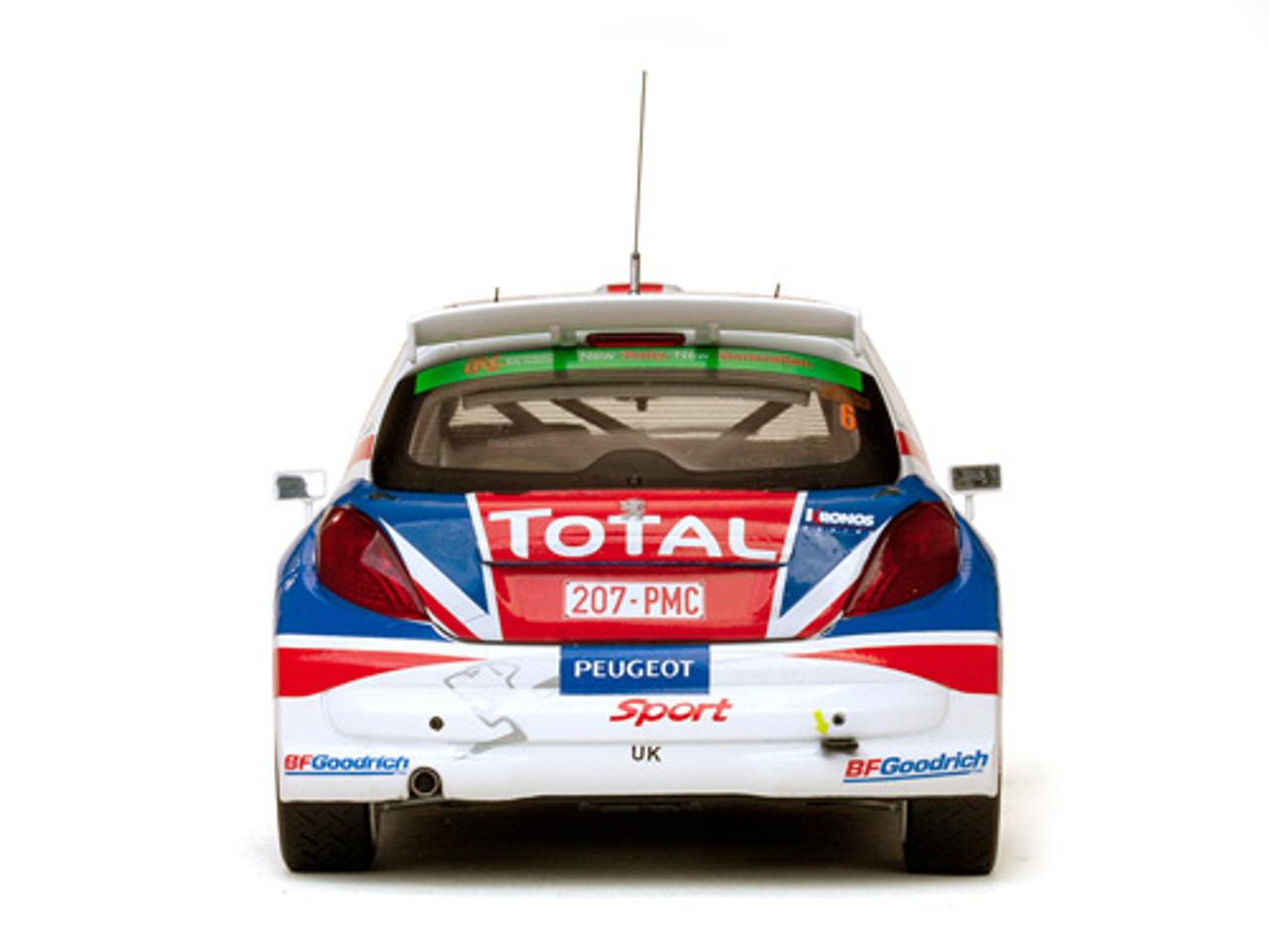 1/18 Peugeot 207 S2000 - #6 K.Meeke/P.Nagle - Winner Rallye Sanremo 2009 Diecast Car Model