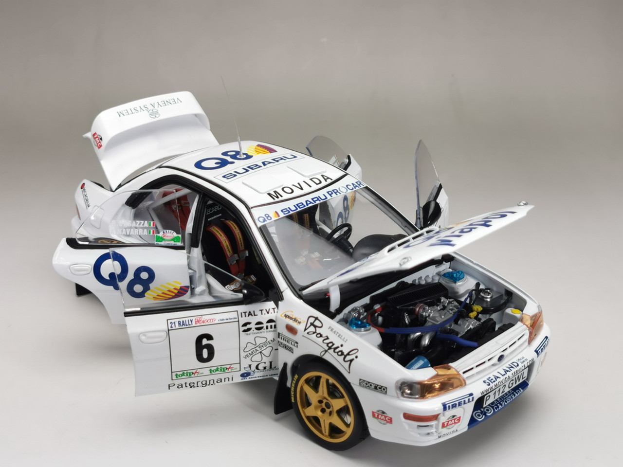 1/18 Subaru Impreza 555 - #6 N.Andrea/C.Renzo - winner rally
