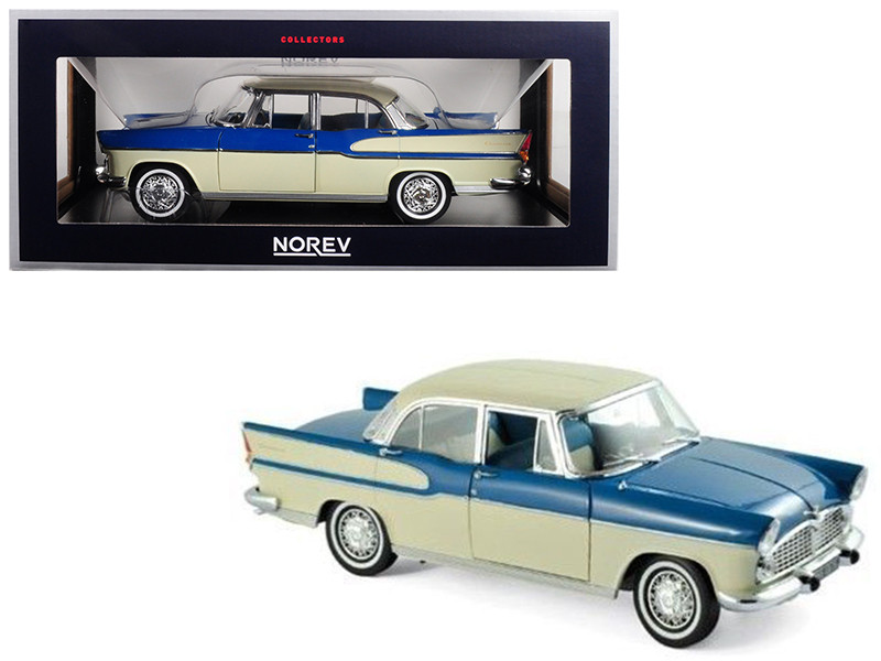 レア　NOREV シムカP60 ボート牽引 フランス製　1997年　1/43 1960 Simca Vedette Chambord Tropic Green and China Ivory 1/18