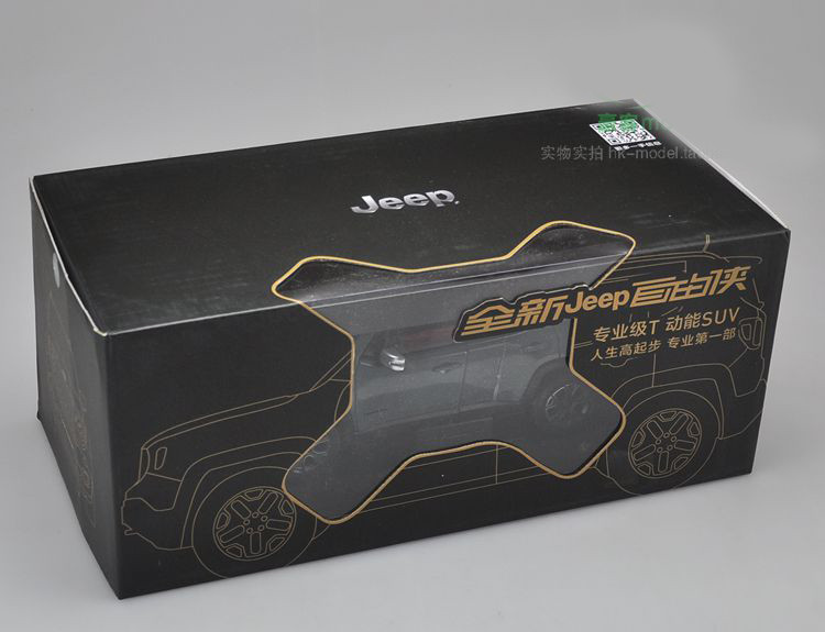 レオ 1/18 Dealer Edition Jeep Renegade (Grey) Diecast Car Model