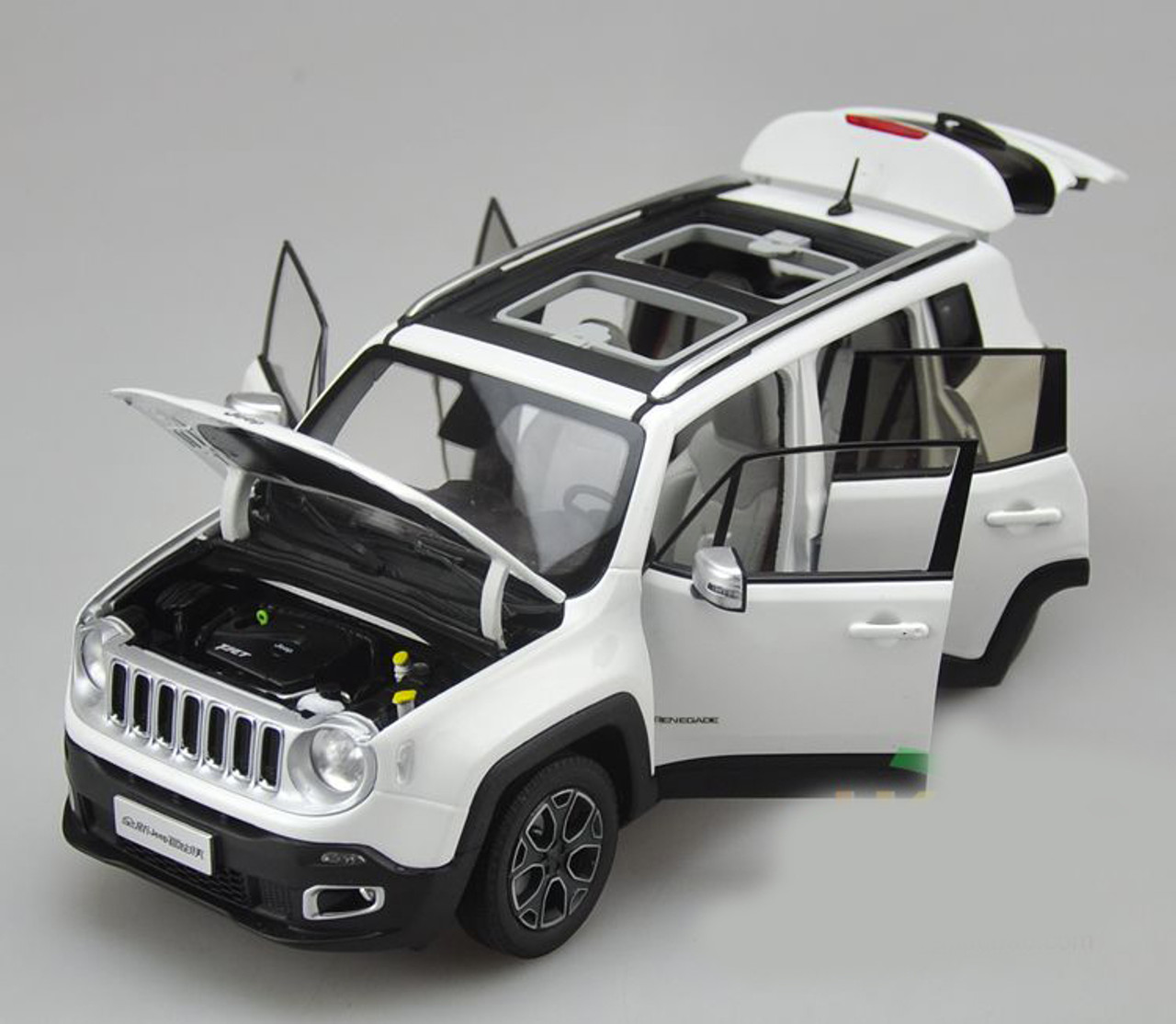 1/18 Dealer Edition Jeep Renegade (White) Diecast Car Model