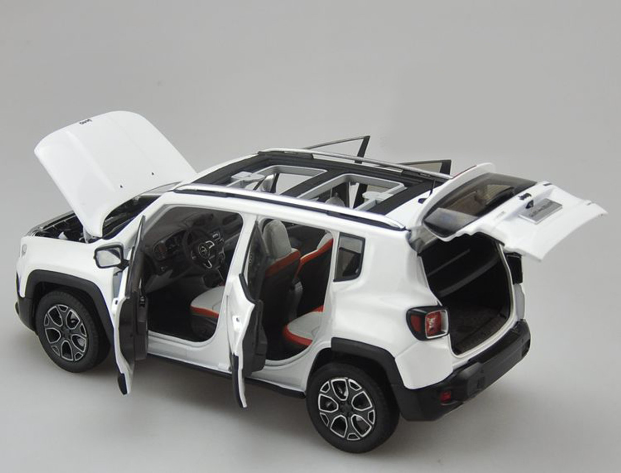 ミニカー 1/18 ジープ レネゲード Jeep Renegade ホワイト ミニカー 1/18 ジープ レネゲード Jeep Renegade ホワイト