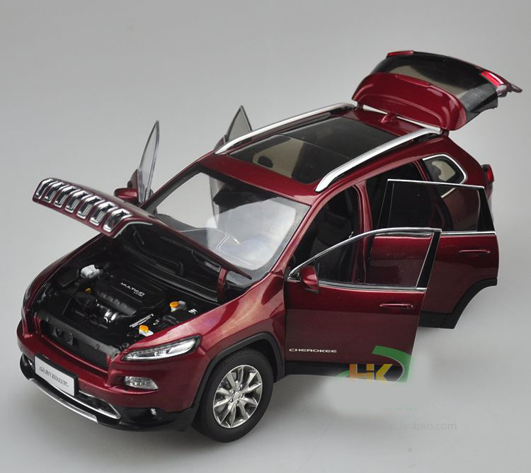 1/18 Dealer Edition Jeep Cherokee (Red) Diecast Car Model