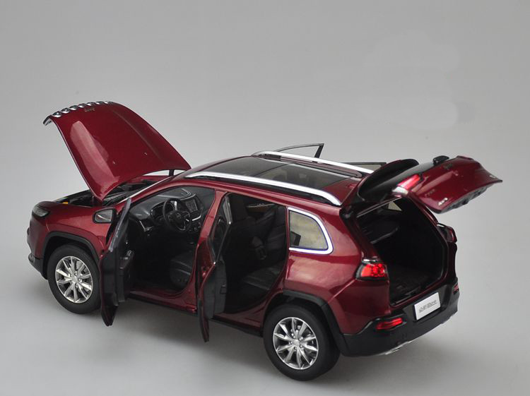 1/18 Dealer Edition Jeep Cherokee (Red) Diecast Car Model