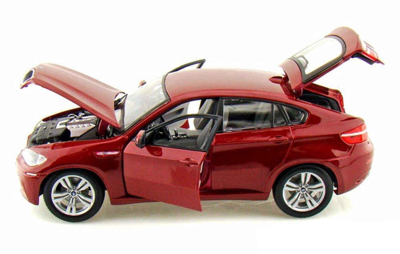 1/18 BBurago 2009-2014 BMW X6M X6 M E71 (Dark Red) Diecast Car Model